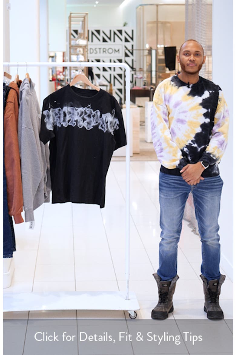 Textured Cotton Jersey Logo Graphic T-Shirt video
