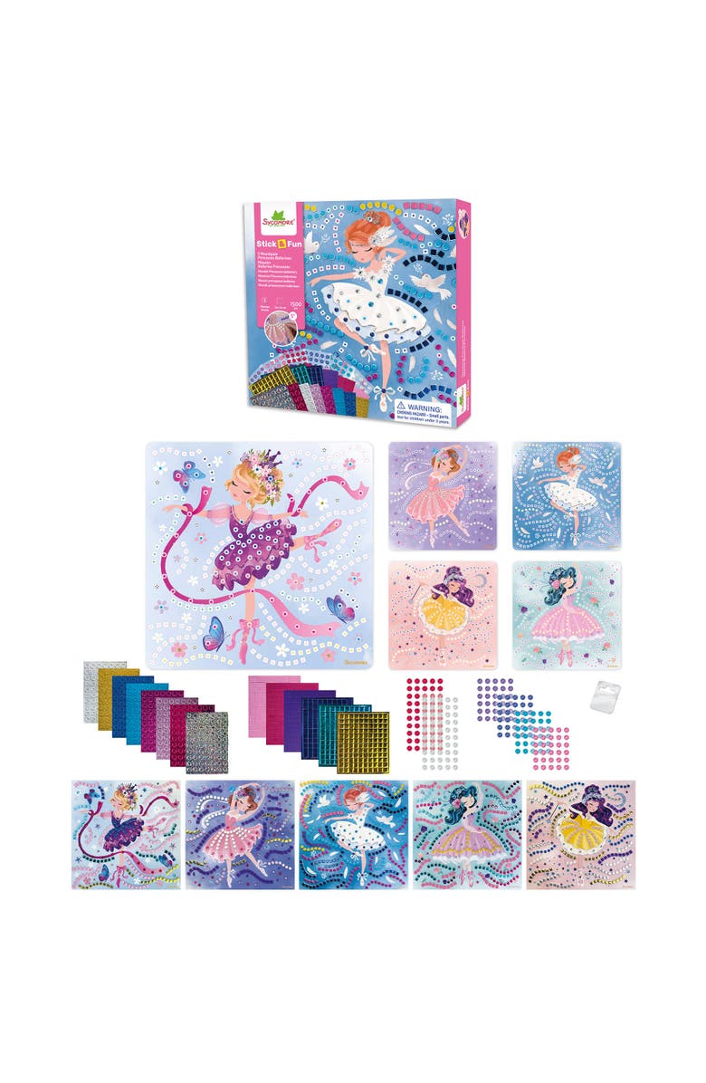Sycomore Stick'N Fun - L Mosaics Ballerina Princesses - 5y+, Main, color, Multicolor