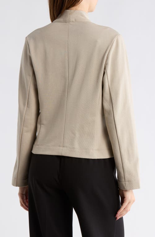 James Perse Clean Cotton Blazer In Brown