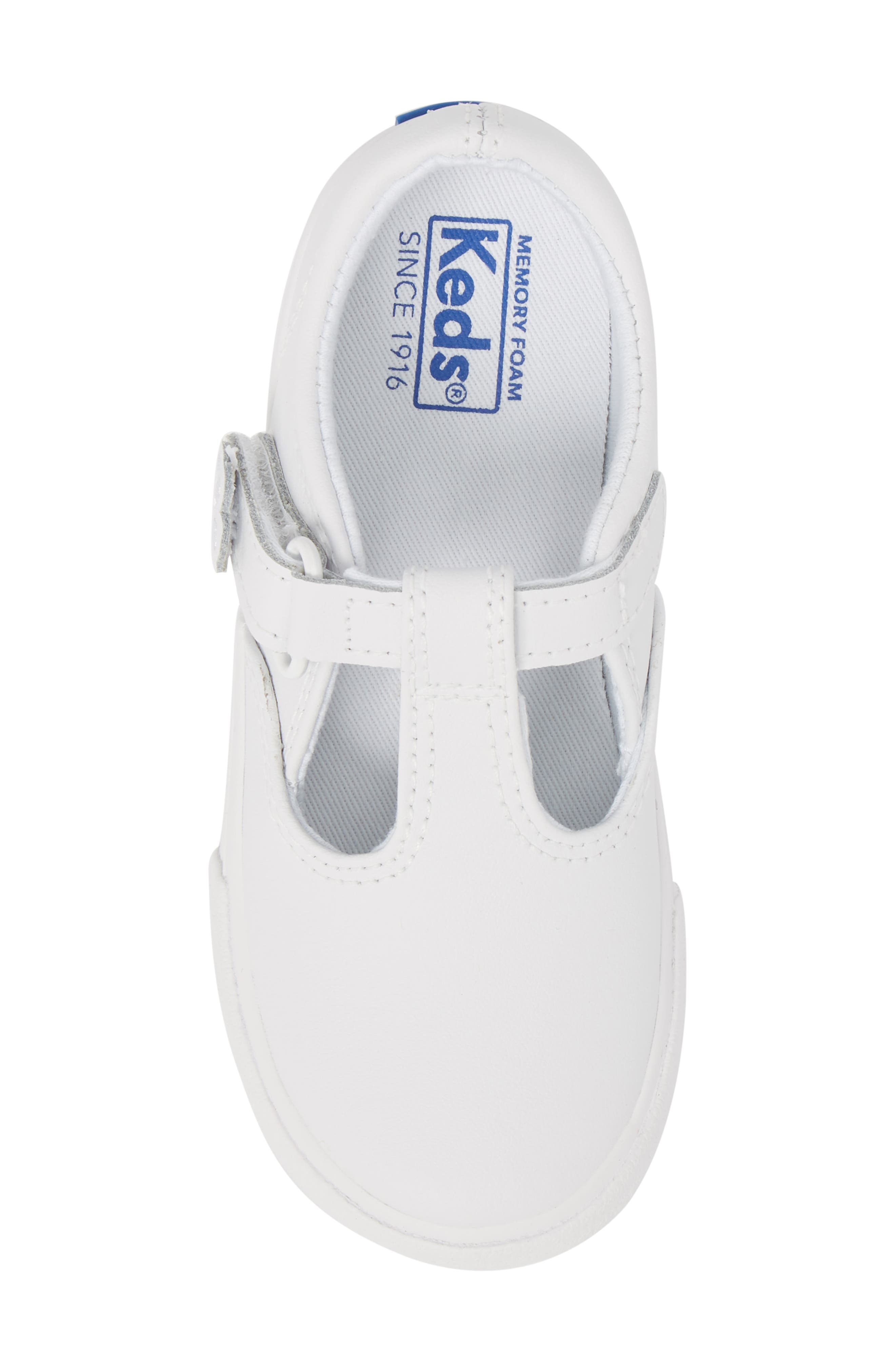 Daphne T-Strap Sneaker, Alternate, color, NEW WHITE