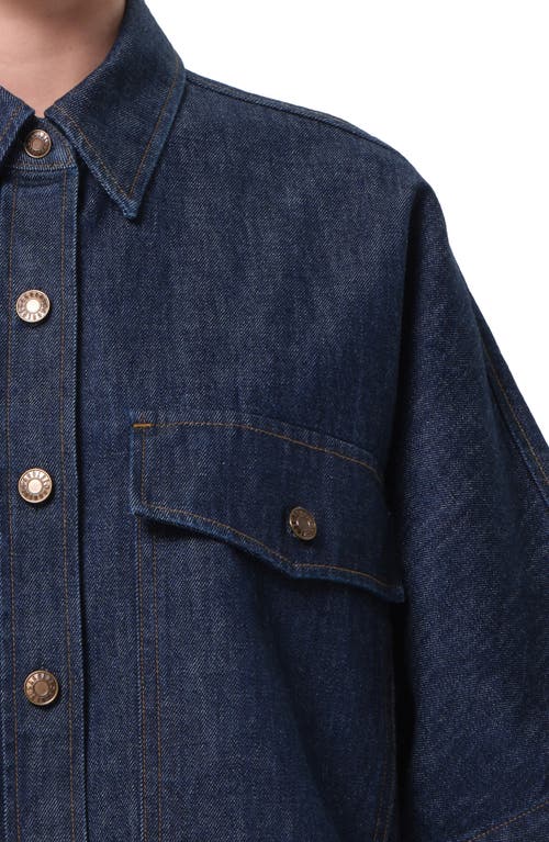 AGOLDE AGOLDE TARON BOXY DENIM BUTTON-UP SHIRT 