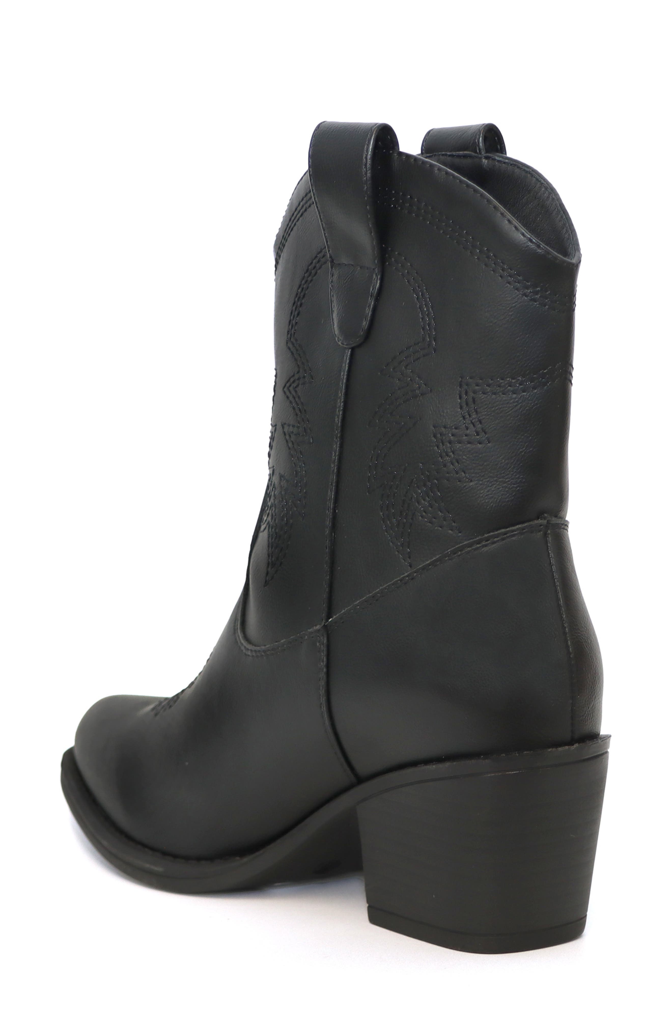 YOKI Gayle Western Boot, Alternate, color, Black