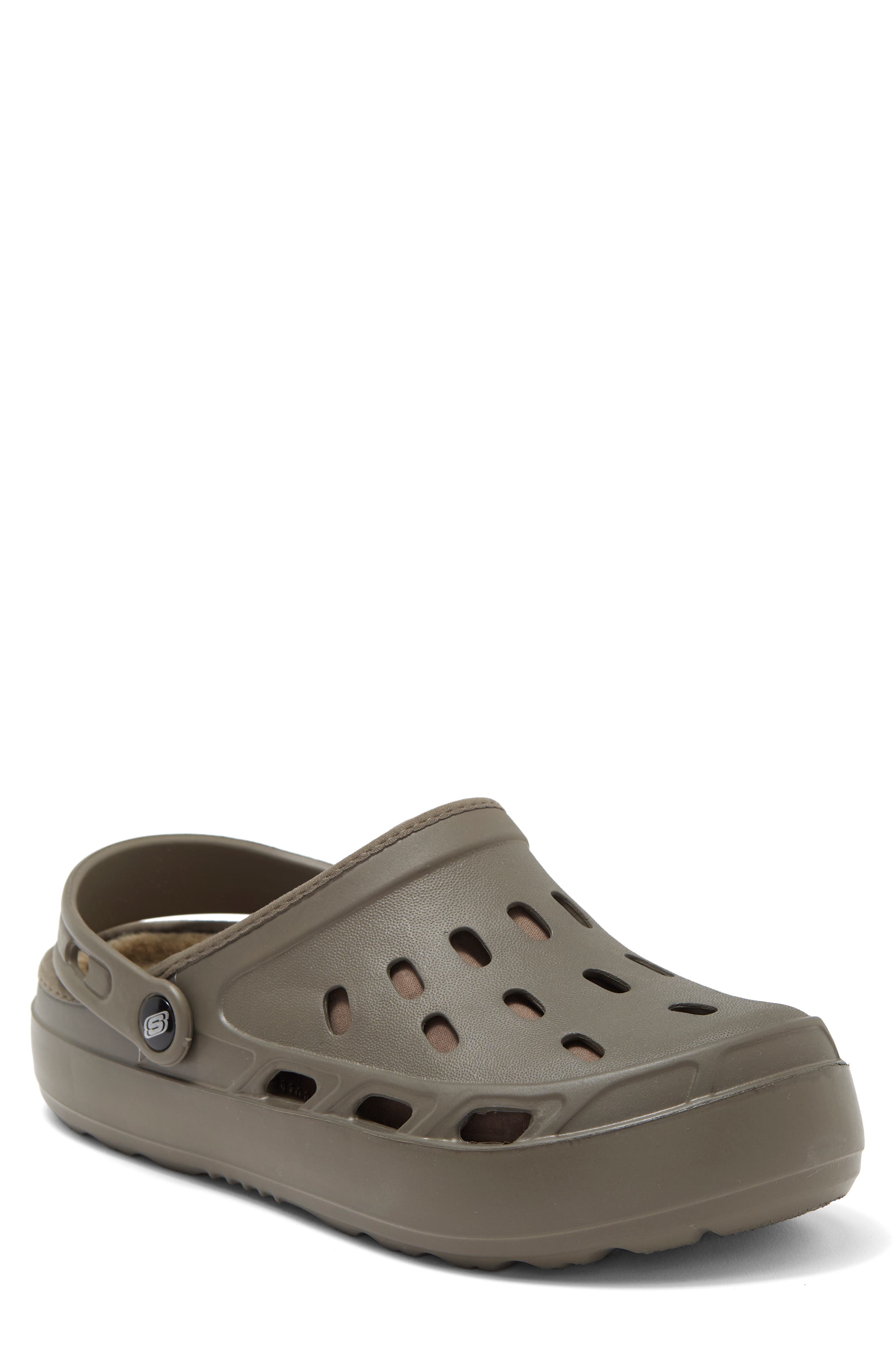 Swifters Perforated Clog, Main, color, KHAKI