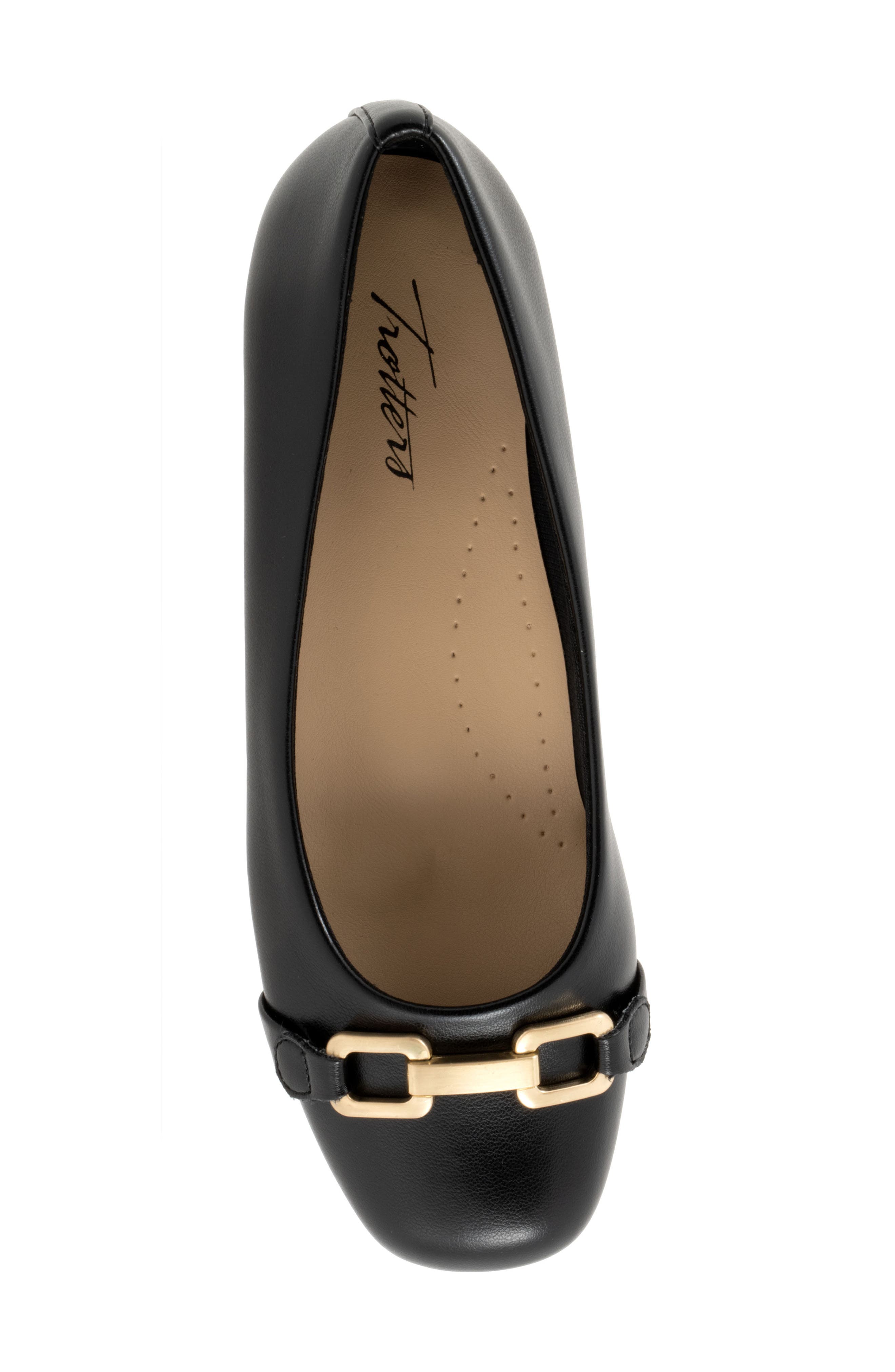 Trotters Sadie Flat, Alternate, color, Black
