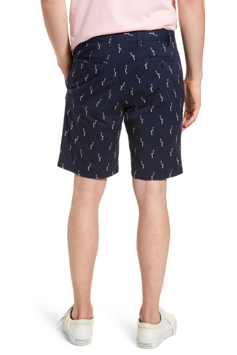 Embroidered Twill Shorts, Alternate, color, V-BLUE W/BERMUDA SAND