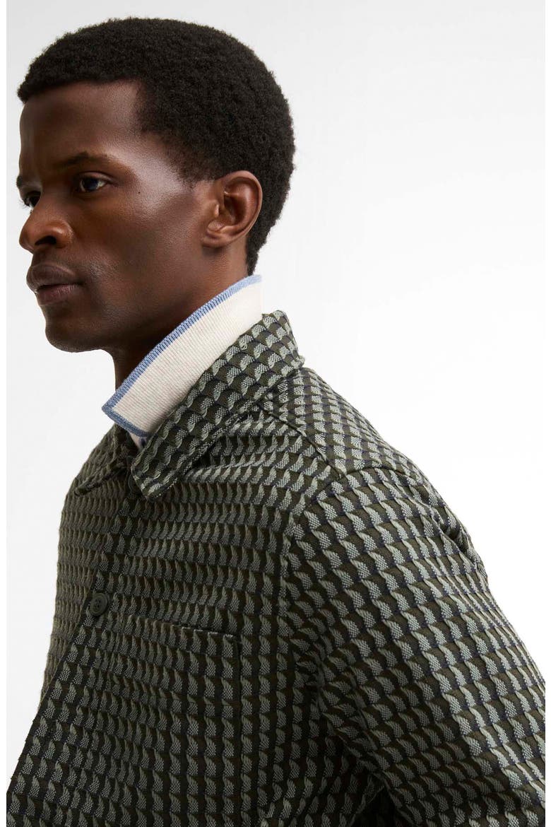 Emlyn Textured Overshirt, Alternate, color, SAGE