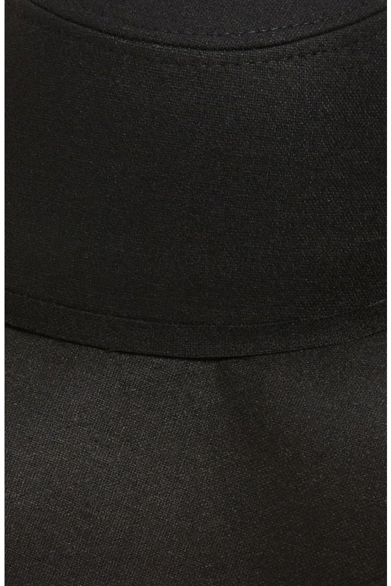 Floppy Felt Hat, Alternate, color, BLACK