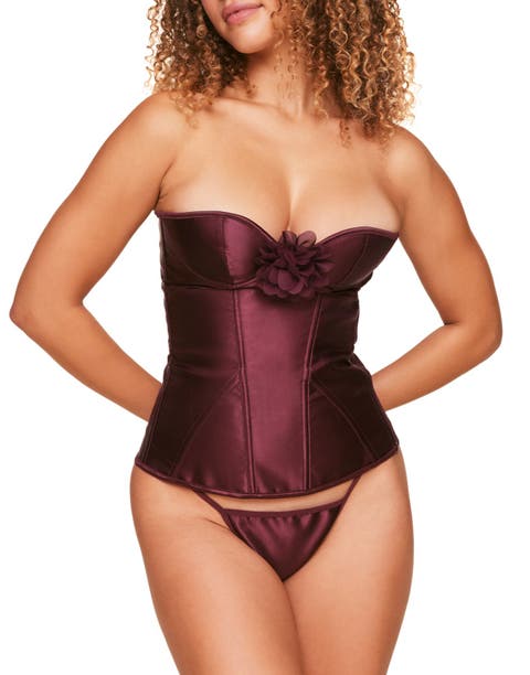 Laurin Satin Boned Corset