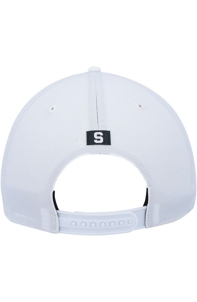 '47 Men's '47 White Michigan State Spartans Stars and Stripes Flag Flutter Hitch Snapback Hat, Alternate, color, White