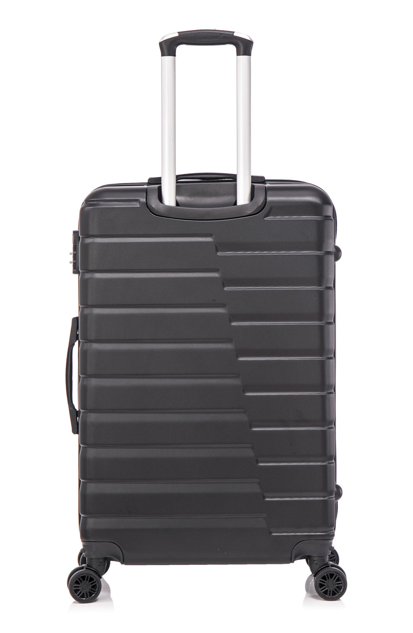 TUCCI Marvello Hardshell 3-Piece Spinner Luggage Set, Alternate, color, Black