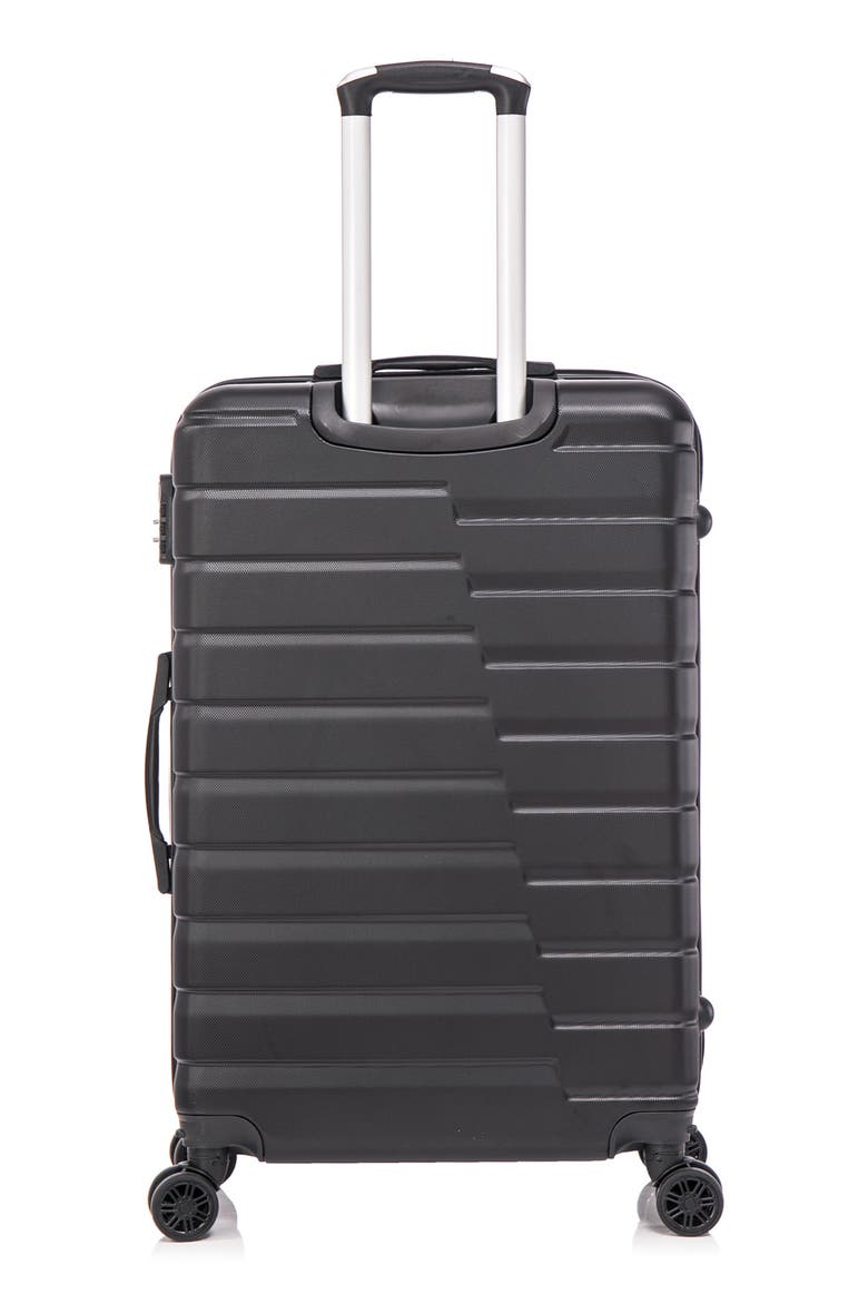 Marvello Hardshell 3-Piece Spinner Luggage Set, Alternate, color, BLACK