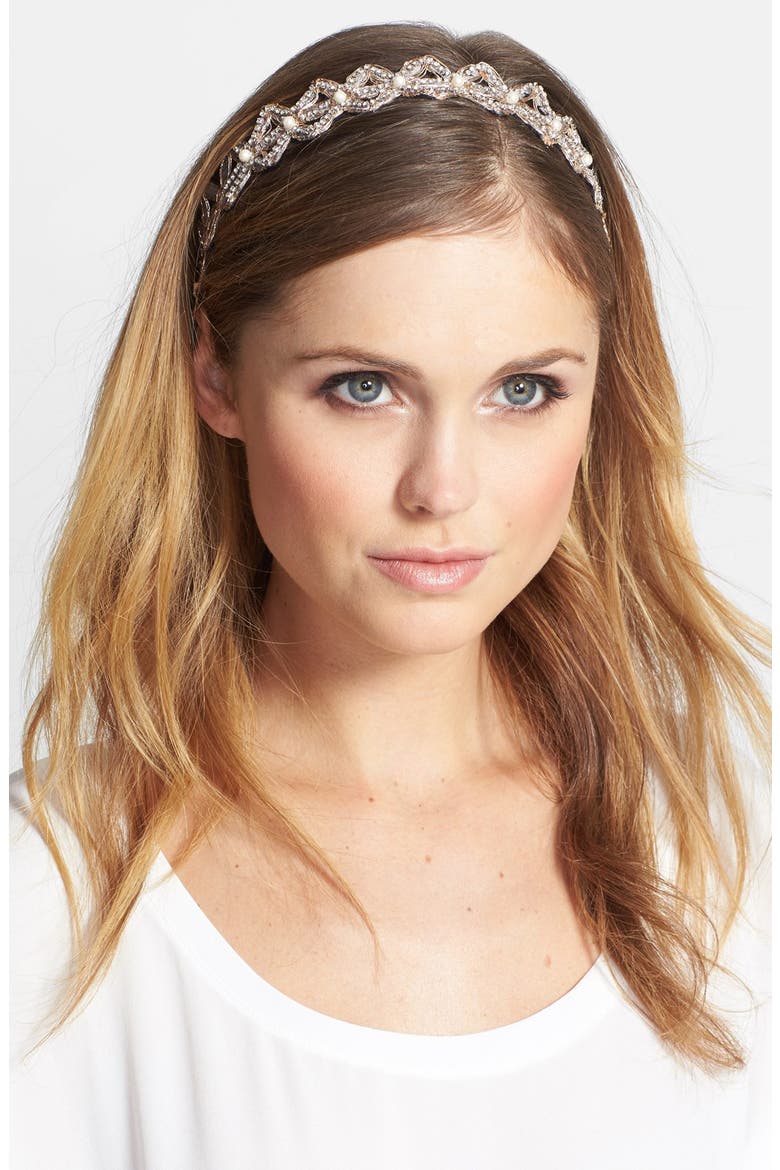 'Sashay Me Away' Head Wrap, Main, color, PEWTER
