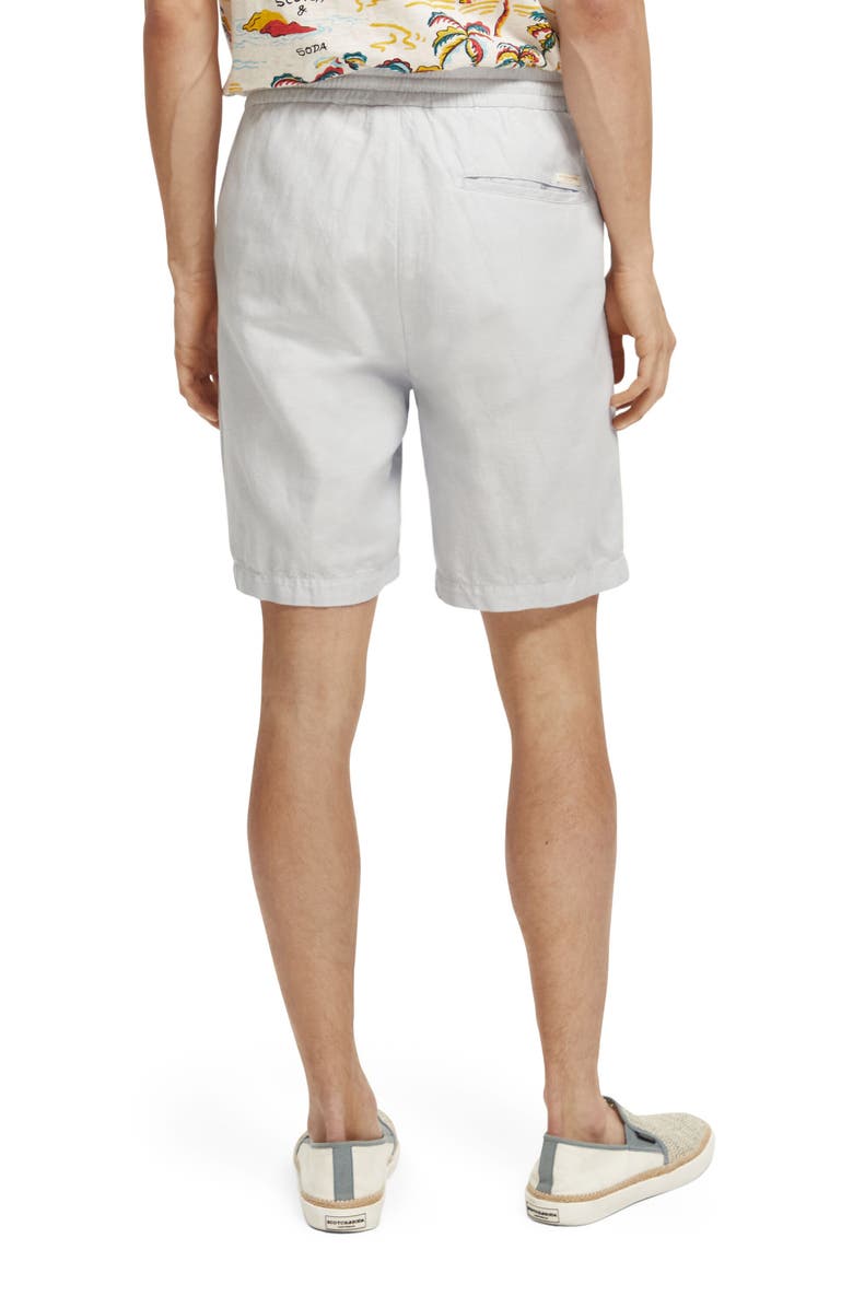 Scotch & Soda Fave Organic Cotton & Linen Beach Shorts, Alternate, color,