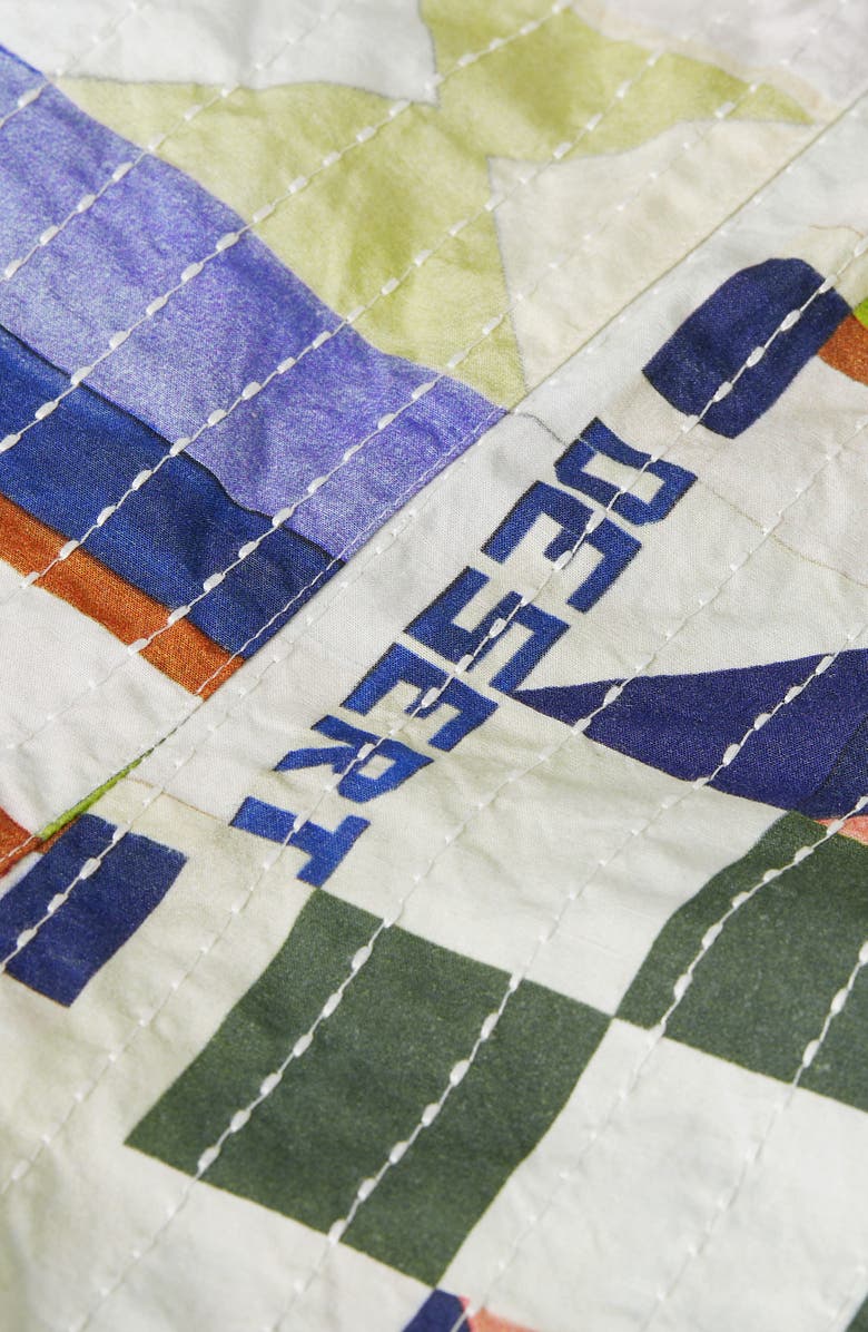 Scotch & Soda Patchwork Print Embroidered Shorts, Alternate, color, Patchwork Infinity