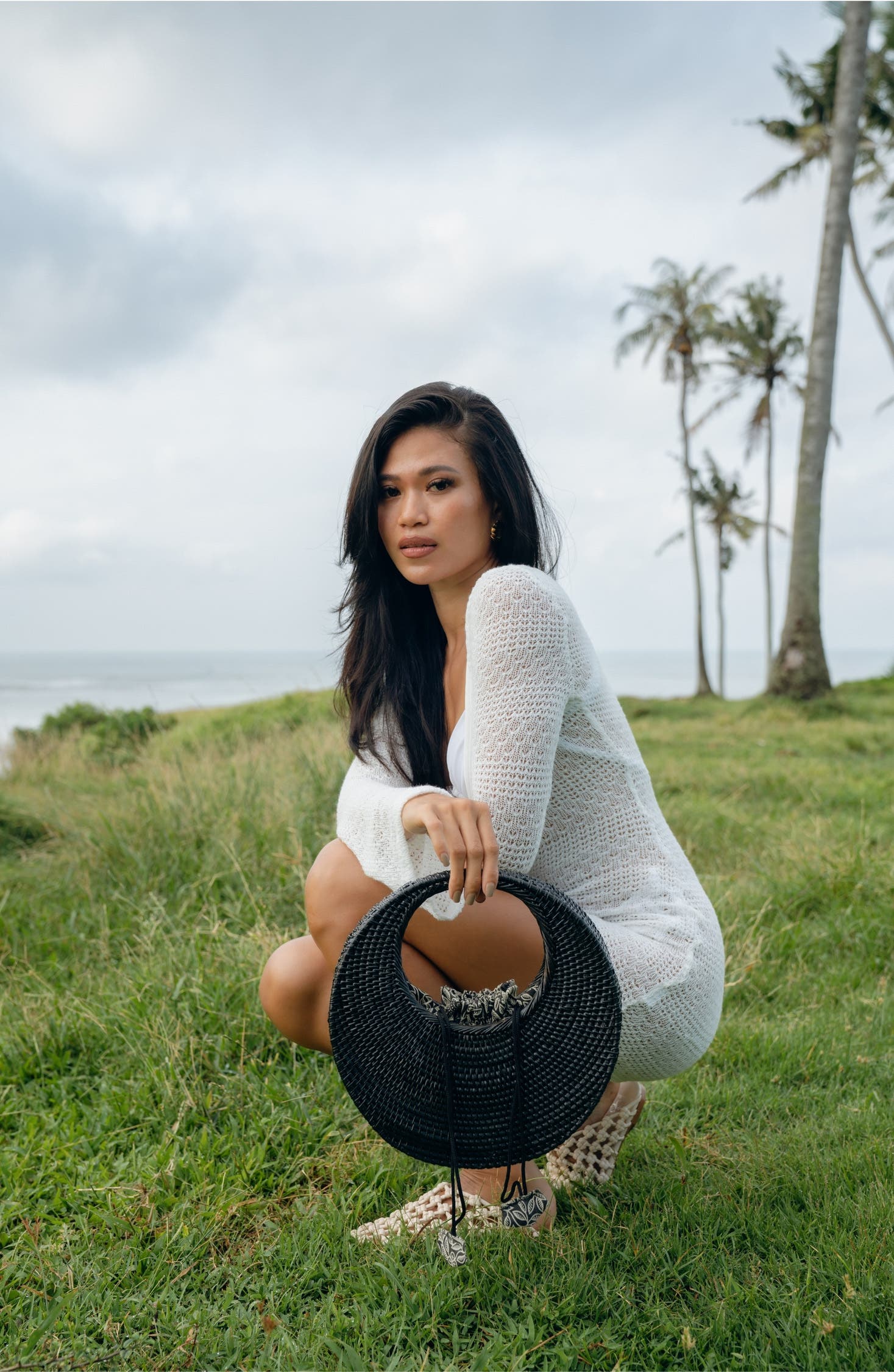 Jelavu Felicita Rattan Shoulder Bag, Alternate, color, 