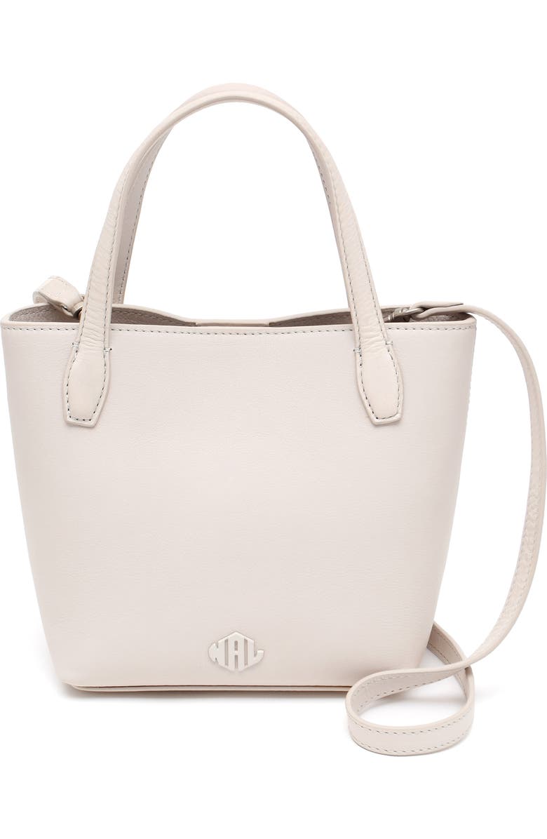 New Amsterdam Leatherworks Asher Leather Tote Bag, Main, color, Ivory