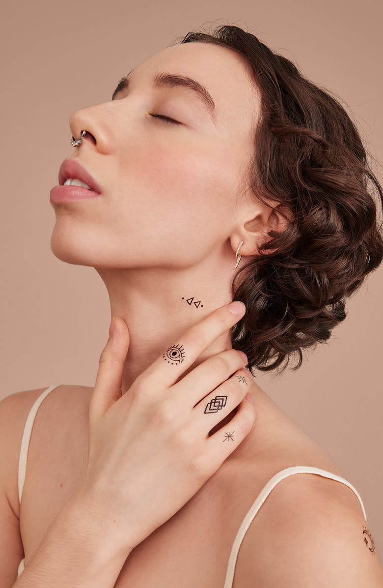 INKED by Dani Lil' Tats Pack Temporary Tattoos, Alternate, color,