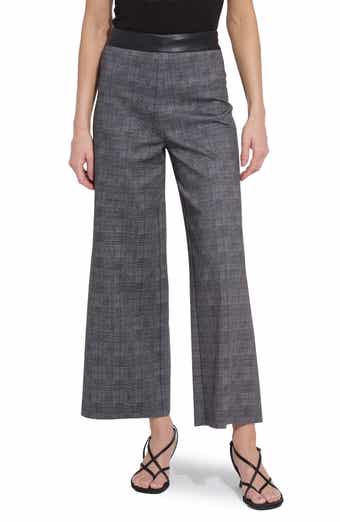 Denver High Waist Ankle Wide Leg Ponte Pants