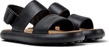◆CAMPER◆ Pelotas Flota Sandal K201772004 Pelotas Black Sandals for Women - Spring/Summer collection