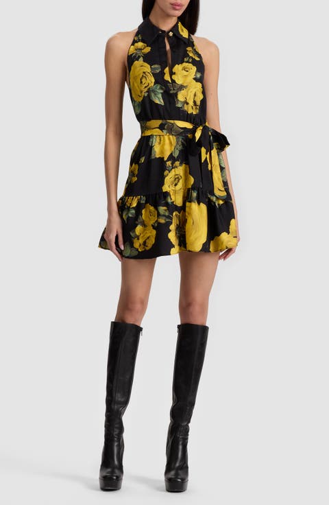 ALICE OLIVIA 新作SALE ルビーレッドスリーブレスマキシドレス ALICE OLIVIA 新作SALE ルビーレッドスリーブレスマキシドレス