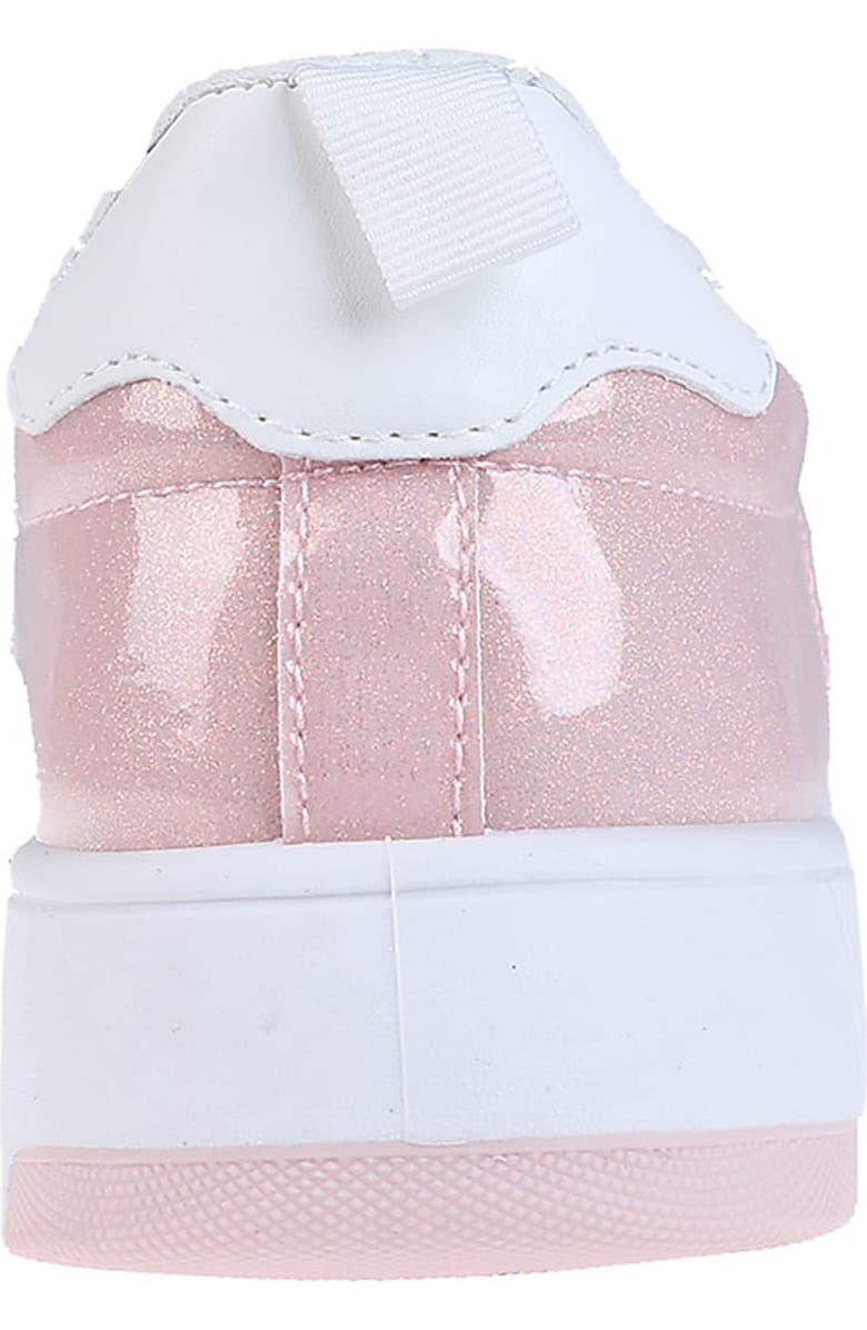 bebe Kids' Rhinestone Court Sneaker, Alternate, color,