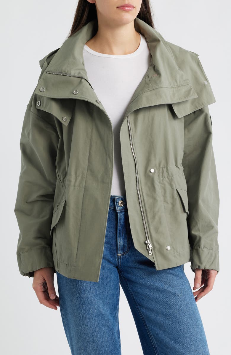 Canada Goose Olivine Oversize Water Repellent Bonded Twill Jacket, Alternate, color, Sagebrush-Armoise