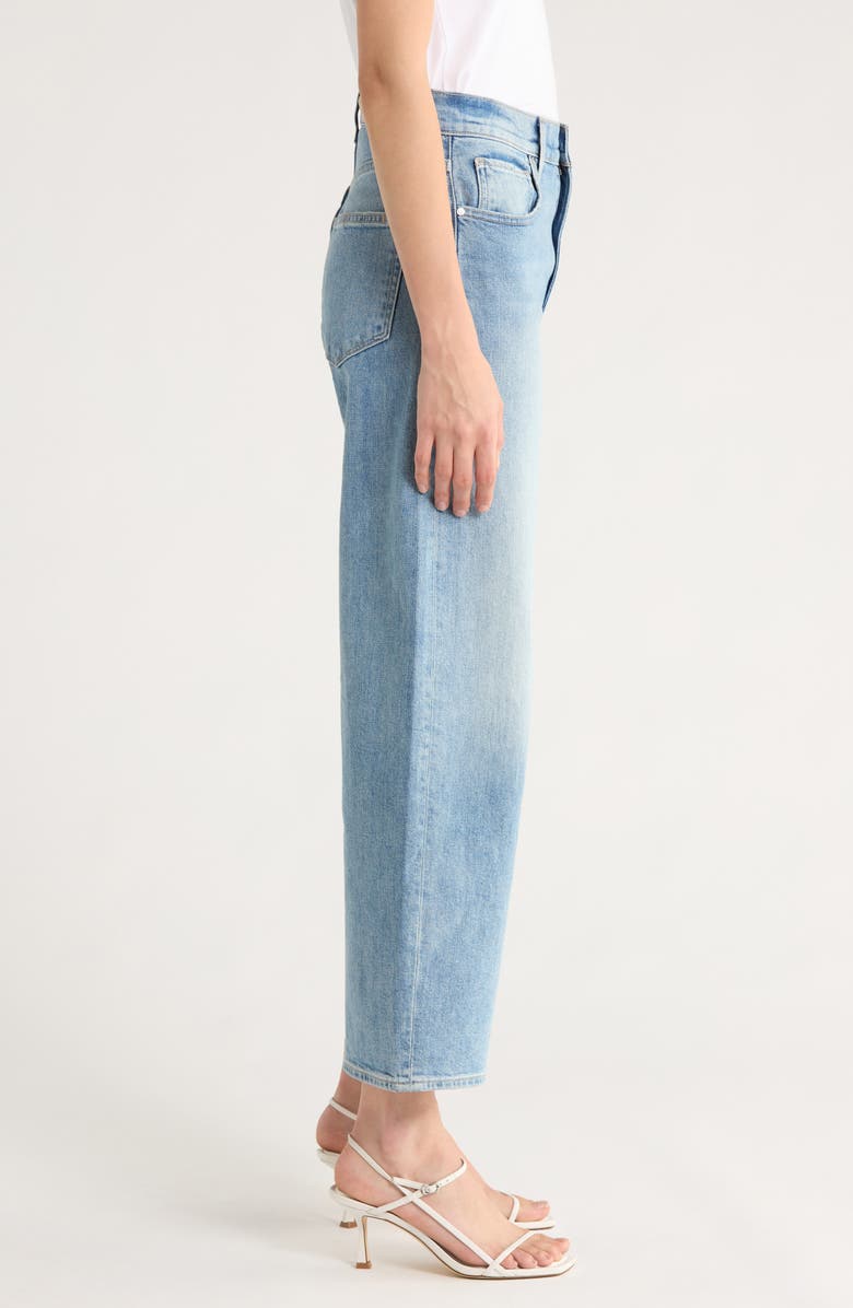 PAIGE Arellia High Waist Ankle Barrel Jeans, Alternate, color, Cosmic