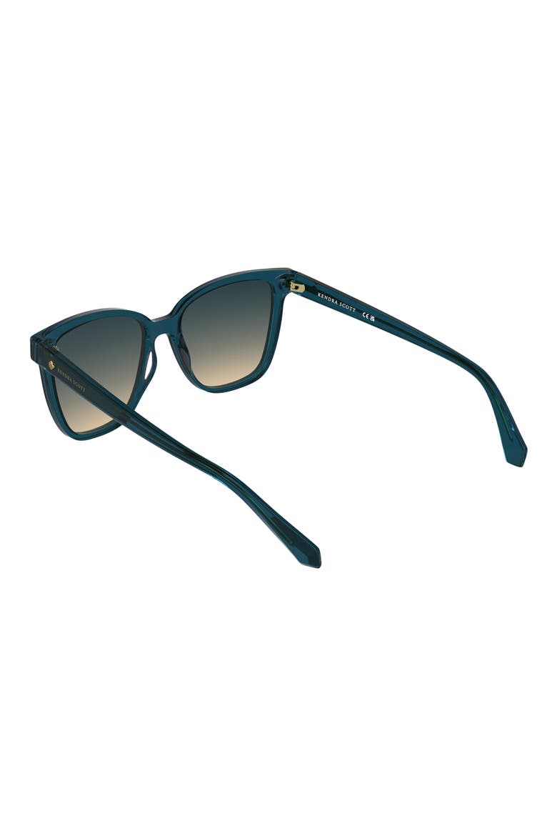 Dira 56mm Rectangular Sunglasses, Alternate, color, LIGHT BLUE