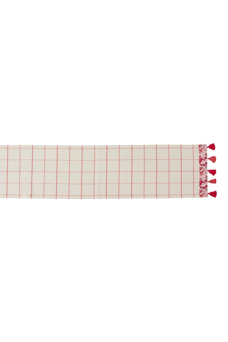 Darling Window Pane Table Runner, Alternate, color, Darling