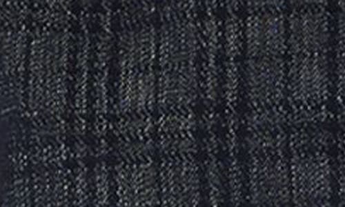 Burberry Mens Spread-collar Cotton Denim Shirt Indigo Ip Check Xs In Black