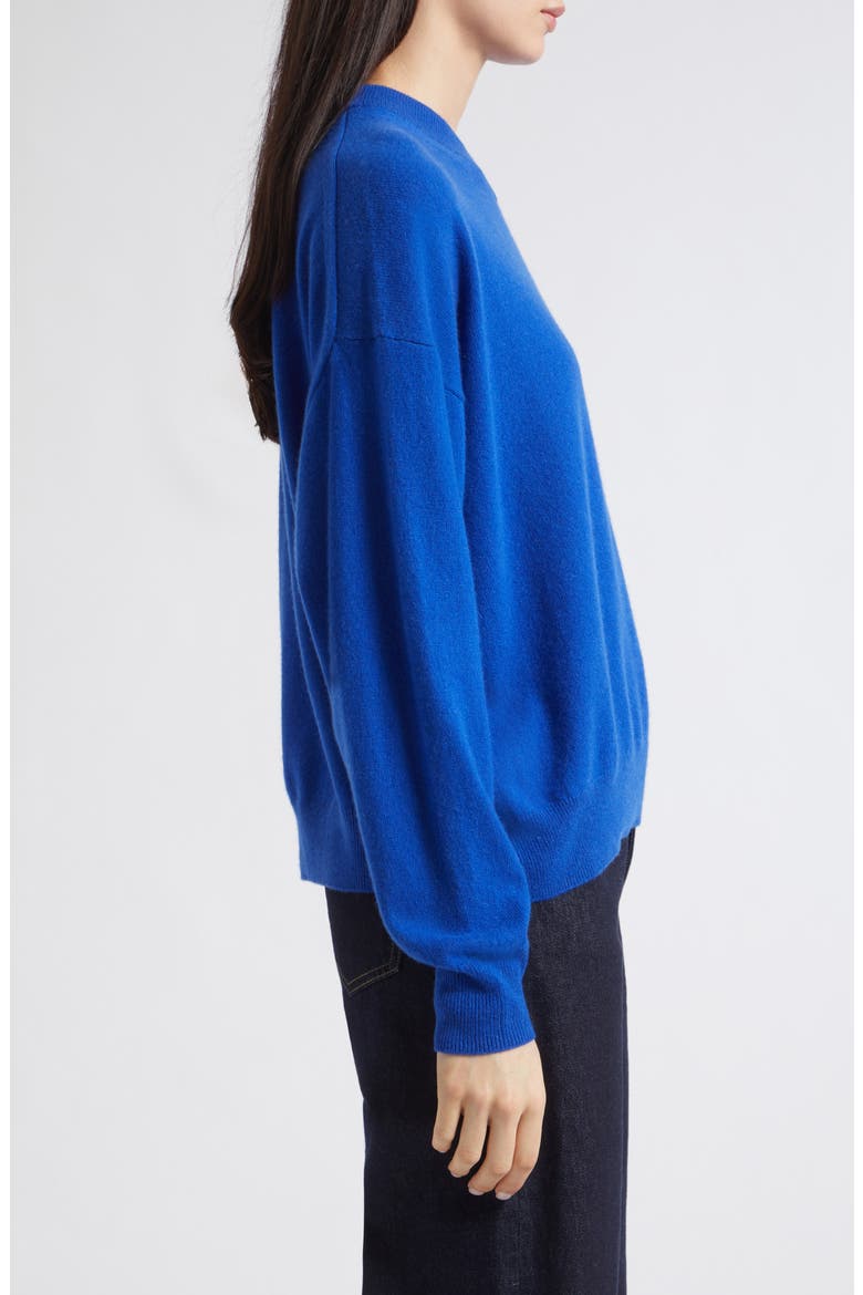 Spencer Cashmere V-Neck Sweater, Alternate, color, COBALT