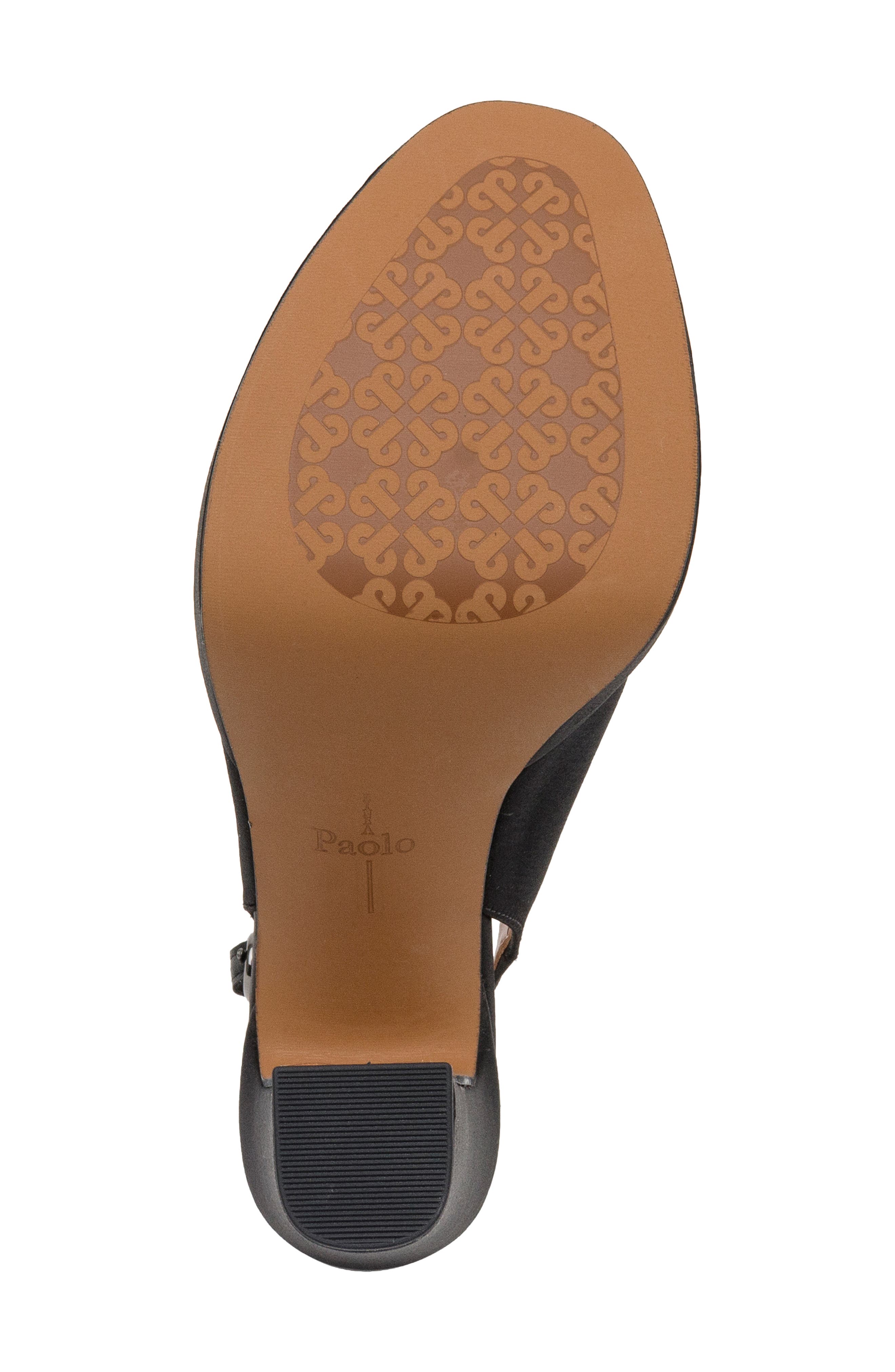 Linea Paolo Ivie Slingback Platform Pump, Alternate, color, Black Satin