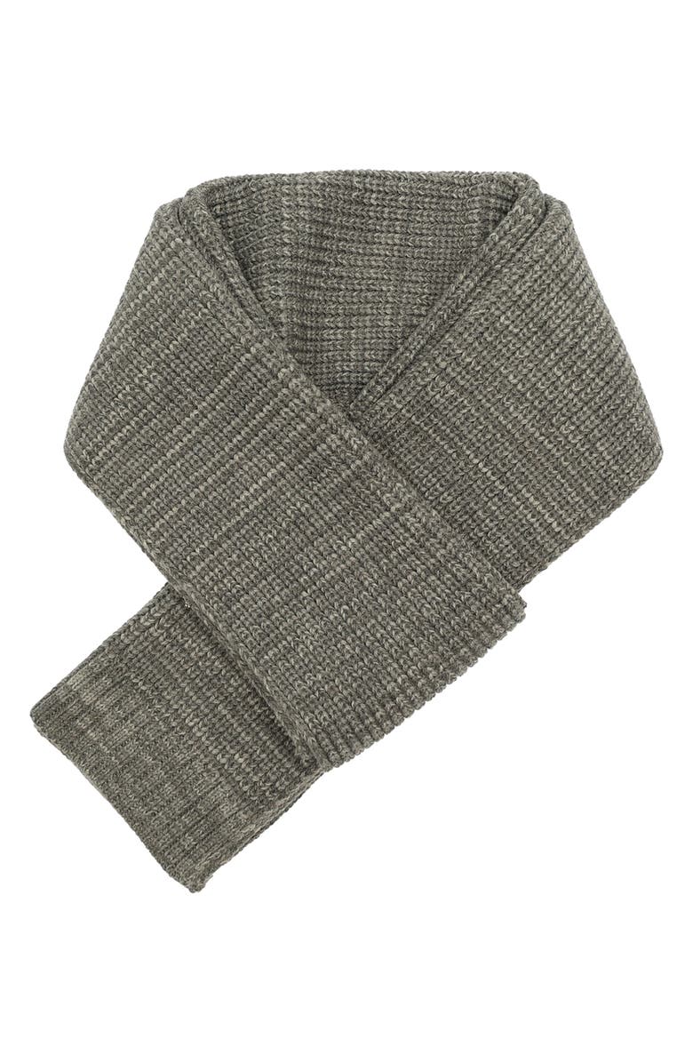 Kurt Geiger London Evil Eye Crystal Embellished Scarf, Alternate, color, Dark Grey Marl