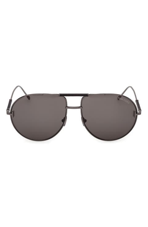 62mm Lou Pilot Sunglasses