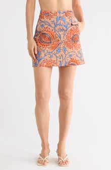 Longchamp Cotton Blend Miniskirt