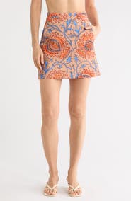 Longchamp Cotton Blend Miniskirt