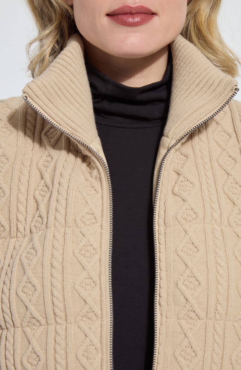 Lysse Petra Reversible Puffer Vest, Alternate, color, Blonde Wood