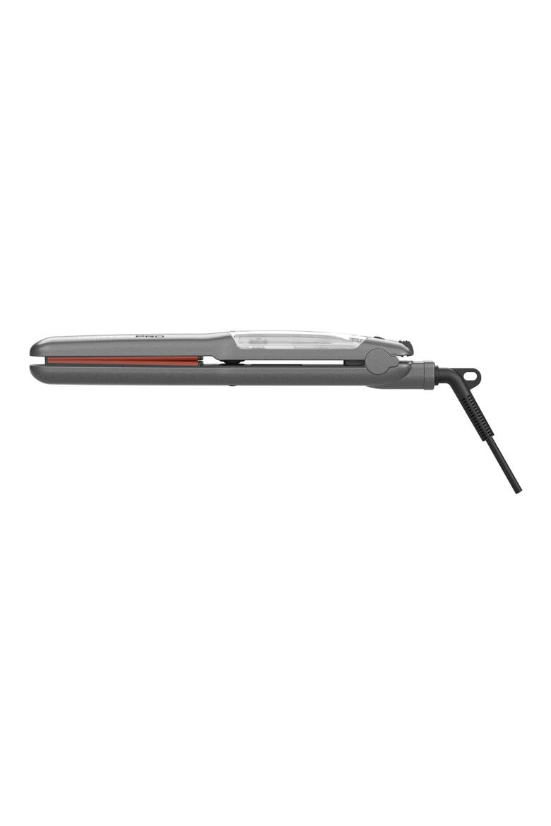 PROSteamer 1 1/4-Inch Thermolon Plated Argan Infusion Vapor Flat Iron Set, Alternate, color, GRAY
