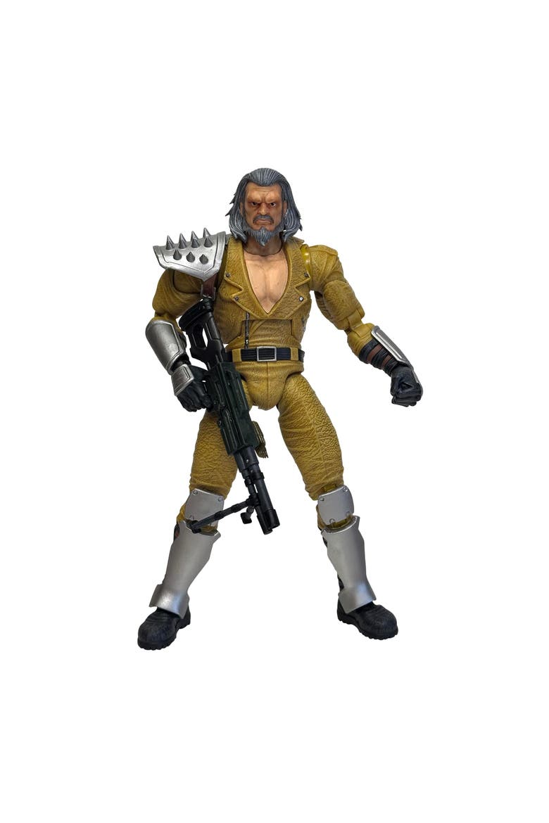 Double Dragon Willy 7-Inch Deluxe Action Figure, Main, color, Gold