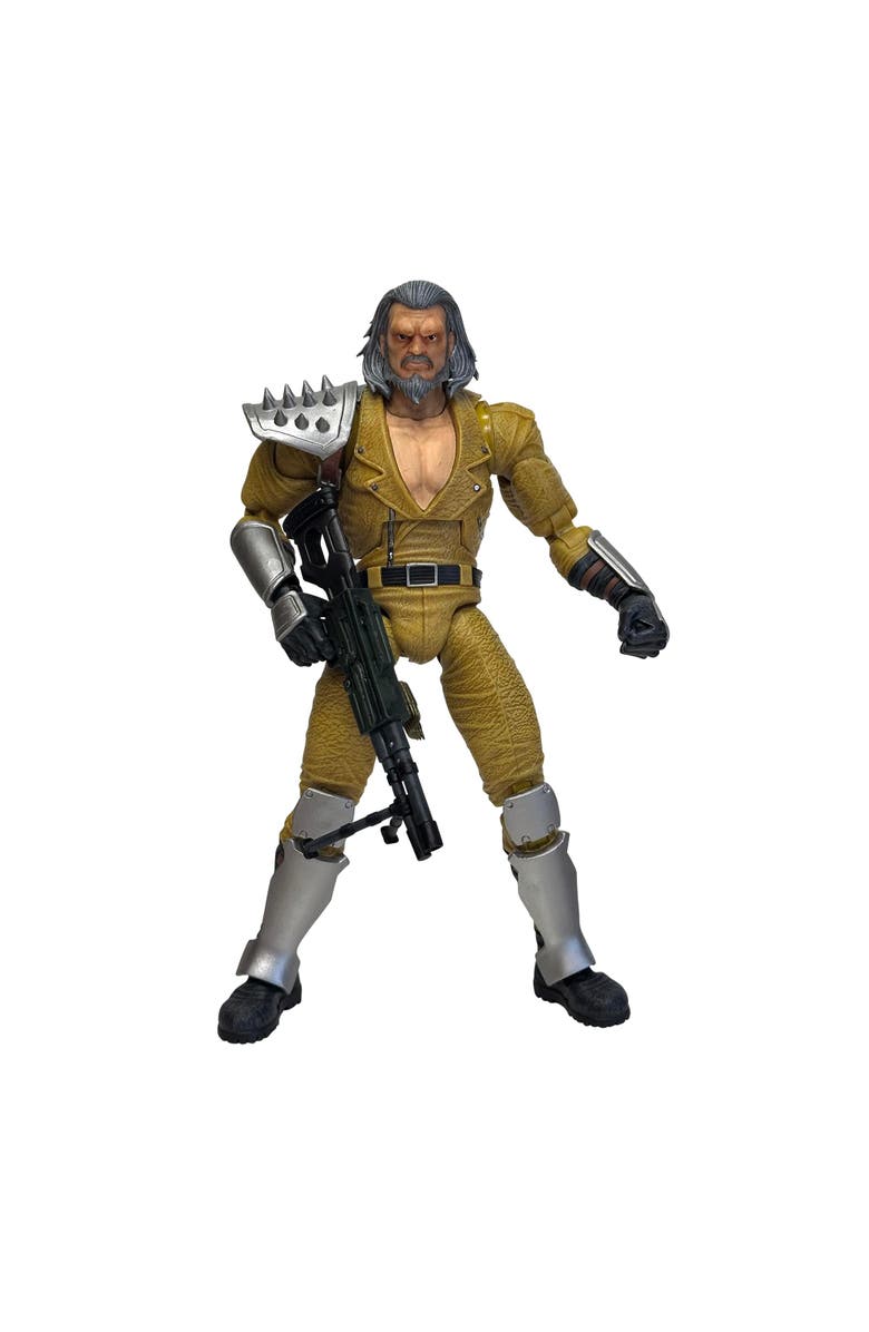 Toynk Double Dragon Willy 7-Inch Deluxe Action Figure, Main, color, Gold