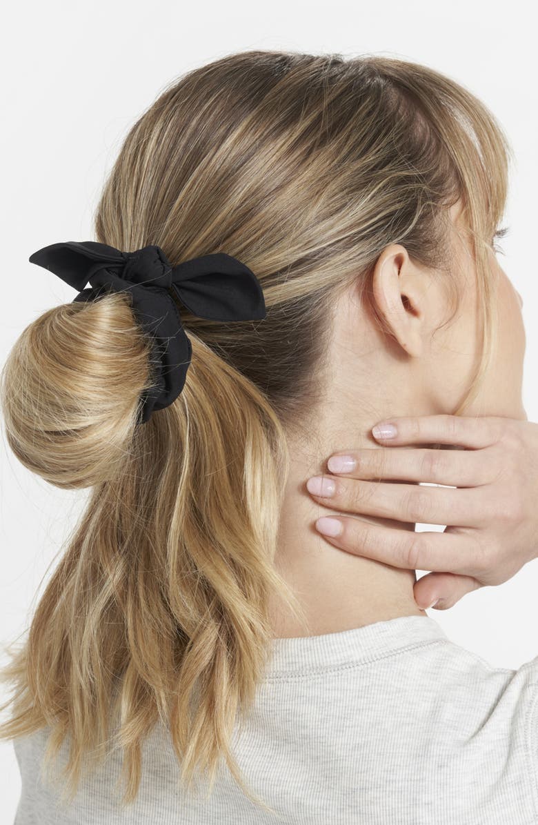 Vuori Tie Scrunchy, Alternate, color, Black