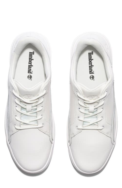 Timberland Allston Sneaker In White Full Grain