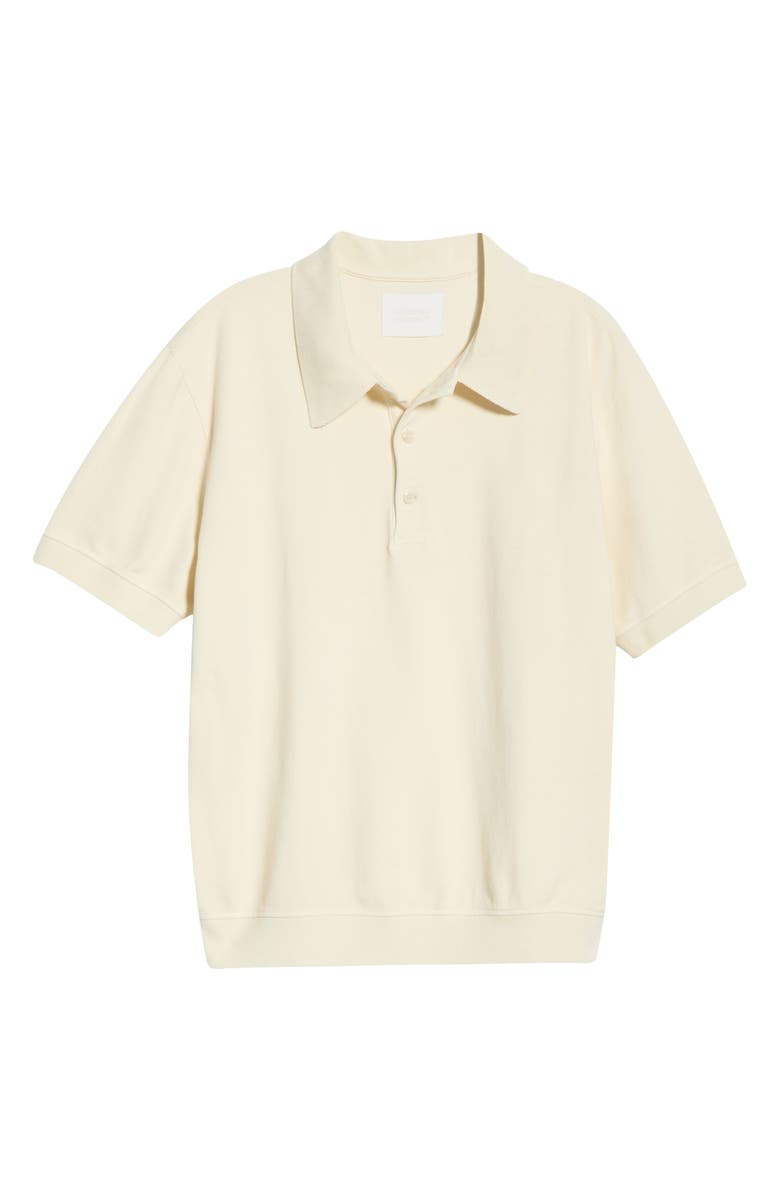 Citizens of Humanity Banded Cotton Piqué Polo, Alternate, color, Light Beige
