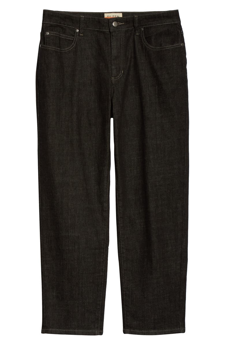 Eileen Fisher Organic Cotton Stretch Denim Ankle Straight Leg Jeans, Main, color,