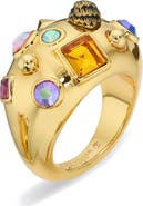 Kurt Geiger London Mixed Crystal Cocktail Ring