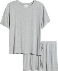 Nordstrom Moonlight Eco Easy Rib Short Pajamas