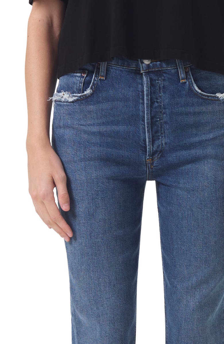 AGOLDE Riley High Waist Narrow Leg Jeans, Alternate, color,