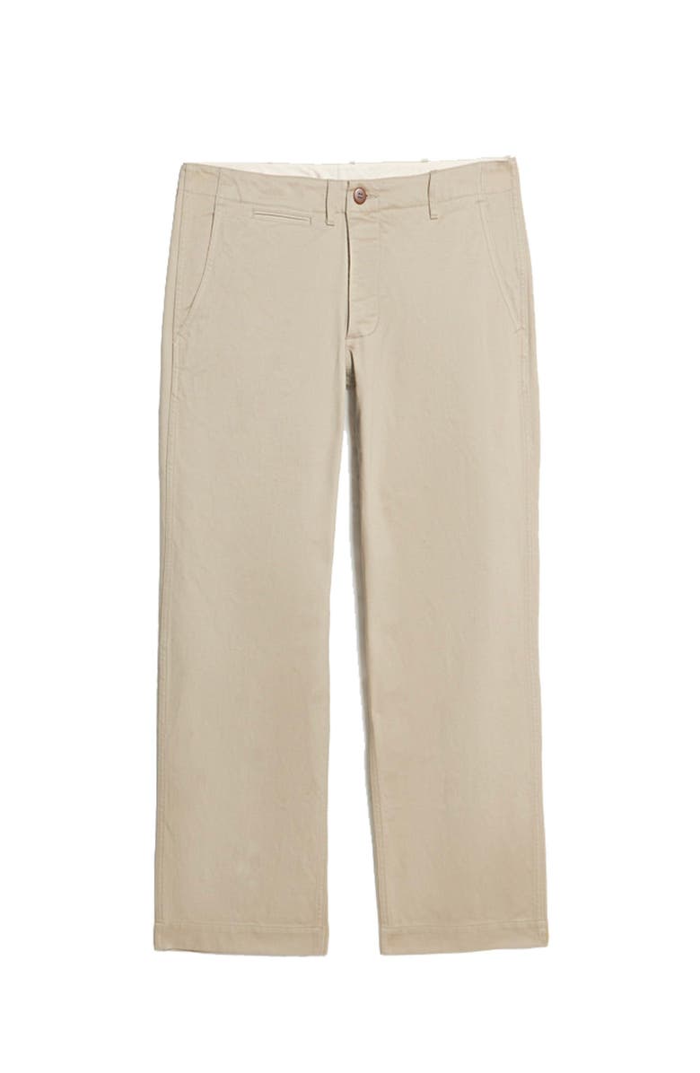 Fortela Officer Cotton Bedford Chino Trousers, Main, color, Ice