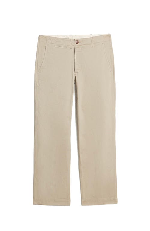 Fortela Officer Cotton Bedford Chino Trousers In Gray