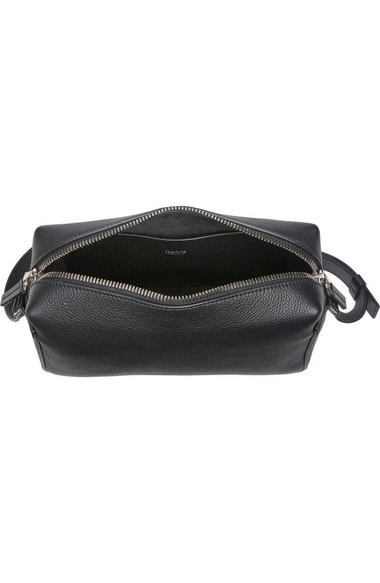TOM FORD Soft Grain Leather Shoulder Bag, Alternate, color, Naa Black